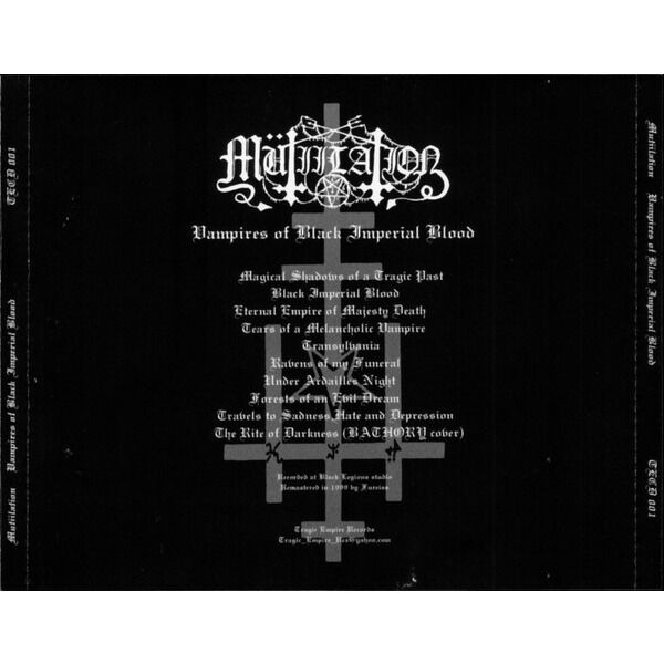  mutiilation  -  vampires of black imperial blood cd 2005 
