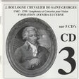 joseph boulogne, chevalier de saint-georges symphonies and violin concertos cd3