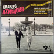 aznavour 993 superbe vinyle original collection aznavour paris au mois d'aout 1966